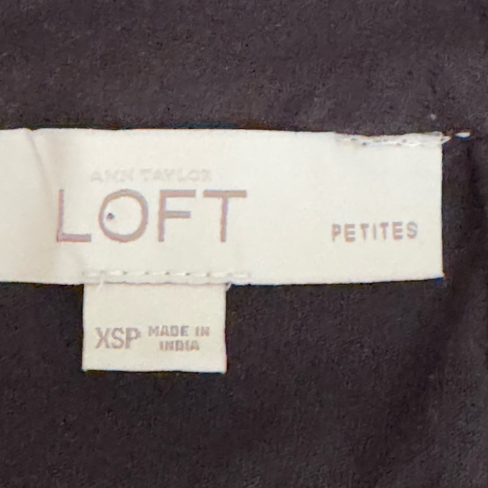 D-183 Loft Black Sleeveless MIDI‎ Summer Dress Size XSP - Picture 11 of 14